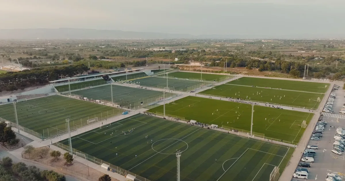 Aerial view of the main Costa Daurada Cup venue